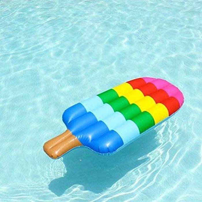 Giant Inflatable Float Ice Cream Shape 107 Cm Multicolor for Children and Adults Pool or Beach