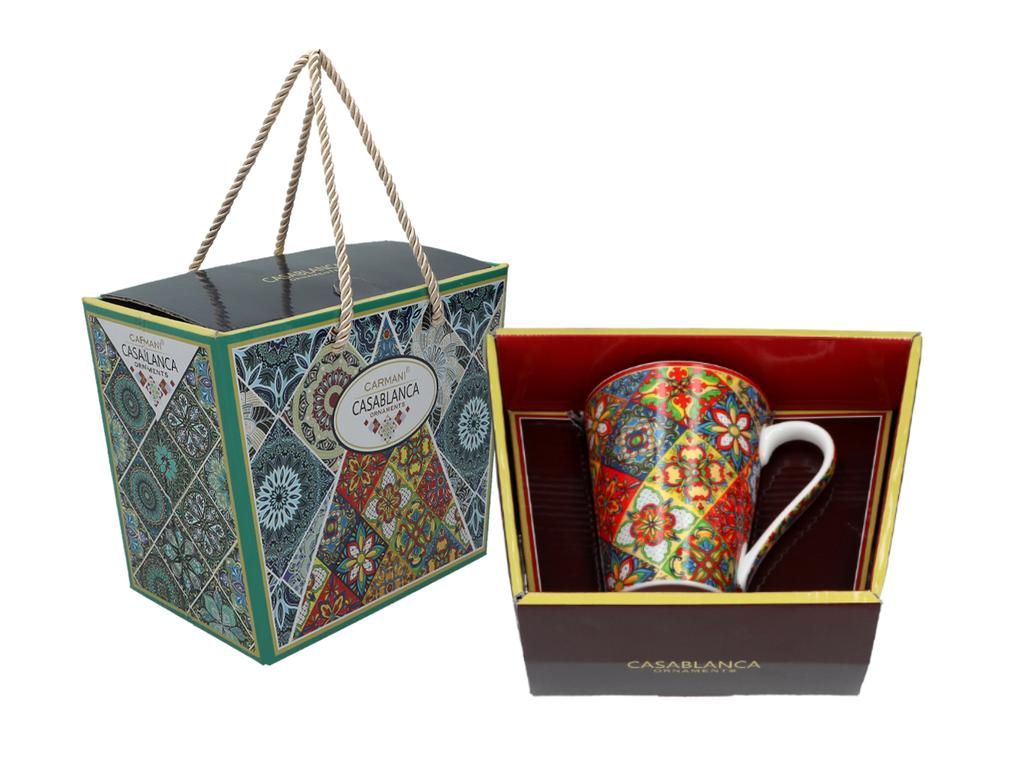 Kubek Ceramiczny Wzór Marokański Casablanca Prezent Dla Kobiety 300Ml