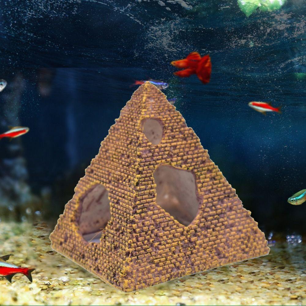 

Decorative Fish Shrimp Hiding Cave Simulation Terrarium Habitat Ornaments Fish Tank M