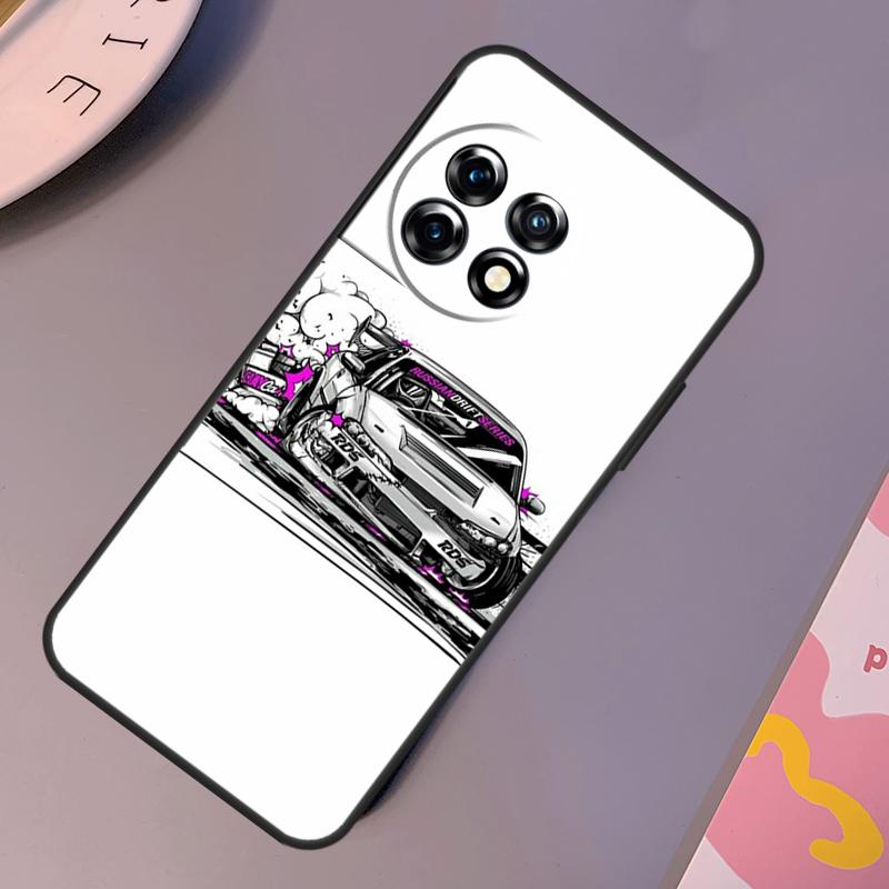 Sports Car JDM Tokyo Drift Case For OnePlus Nord 3 2T N10 N20 CE 2 Lite OnePlus 9 10 Pro 9RT 10R 10T 12R 11 12 Cover