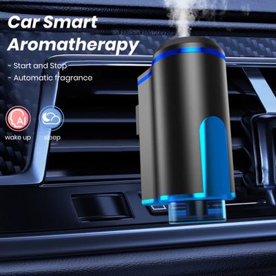 Smart Car Air Freshener Aroma Diffuser 2 Modes Adjustable Easy To Install Rechargeable