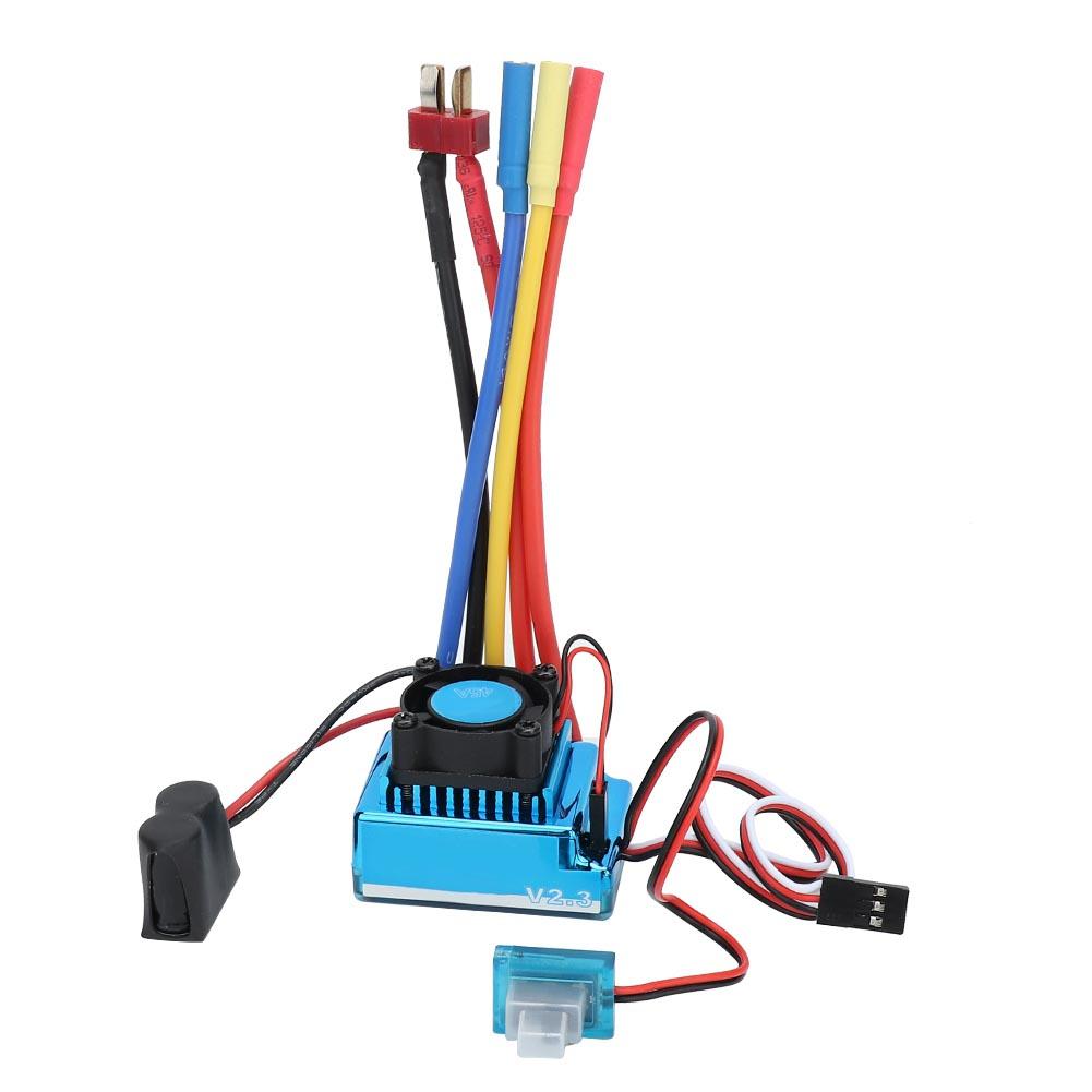 

V2.3 Brushless Electric Speed Controller ESC for RC Car Accessory Part (45A)