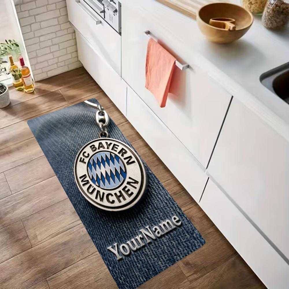 Fc Bayern Mnchen Customize Your Name Kitchen Rug Runner Rug Laundry Mat Hallway Entryway The Best Gift Choice
