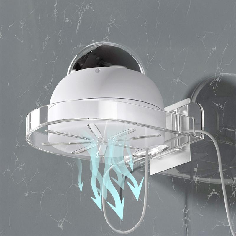 1/2Pcs Wall-Mounted Camera Bracket Self-Adhesive Non-Drilling Monitor Shelf Fixed Monitoring Rack Space Saving Storage Holder