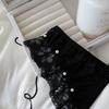Low Waist Lace Flower Briefs Women Pearl Decor Mesh T Panties Sheer Mesh Lace Thong  Home