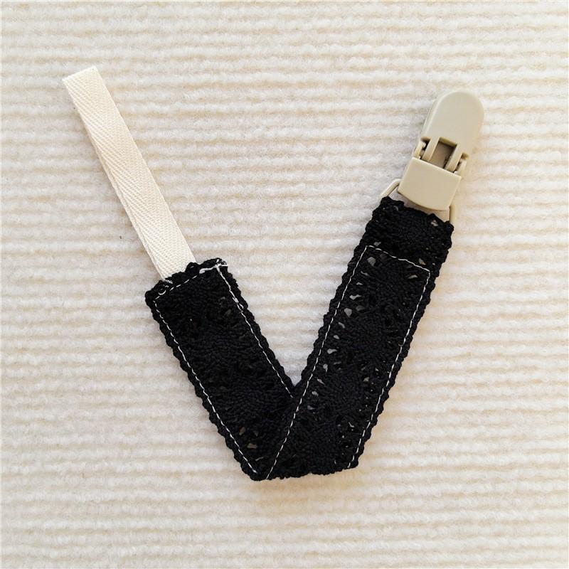 Infant Pacifier Clips Soft Lace Pacifier Chain Nipple Bracket Holder Ideal For Nipples Baby Toddler Toy Clip Infant Shower Gift Idea