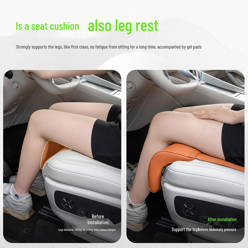 Four Seasons Universal Breathable Seat Cushion with Extended Leg Rest – Comfortable Footrest Cover