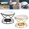 Oil Burner Diffuser Geometric Frame Scented Tealight Aroma Oil Warmer Censer