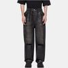WE11DONE Distressed Detail Vintage Casual Denim Long Pants Men bottoms Black WD-DP1-23-342-M-BK