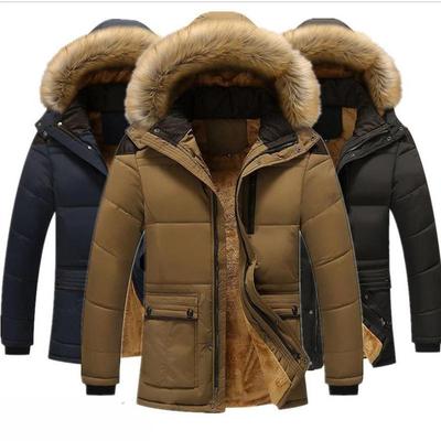 M-5XL pánské zimní pánské oblečení plus sametové zahušťování studené a teplé pánská bunda velkých velikostí