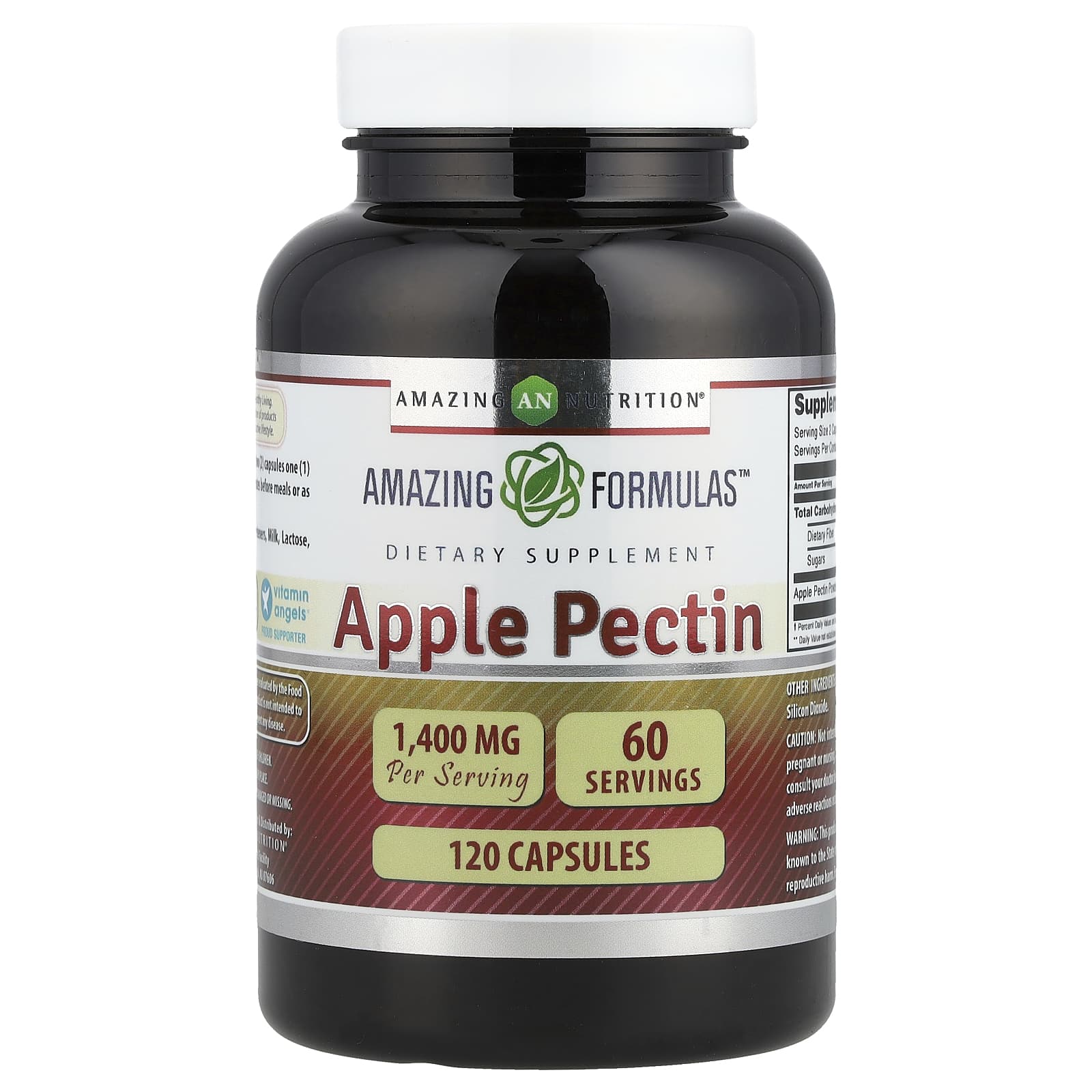 

Apple Pectin, 120 Capsules (700Mg per Capsule)