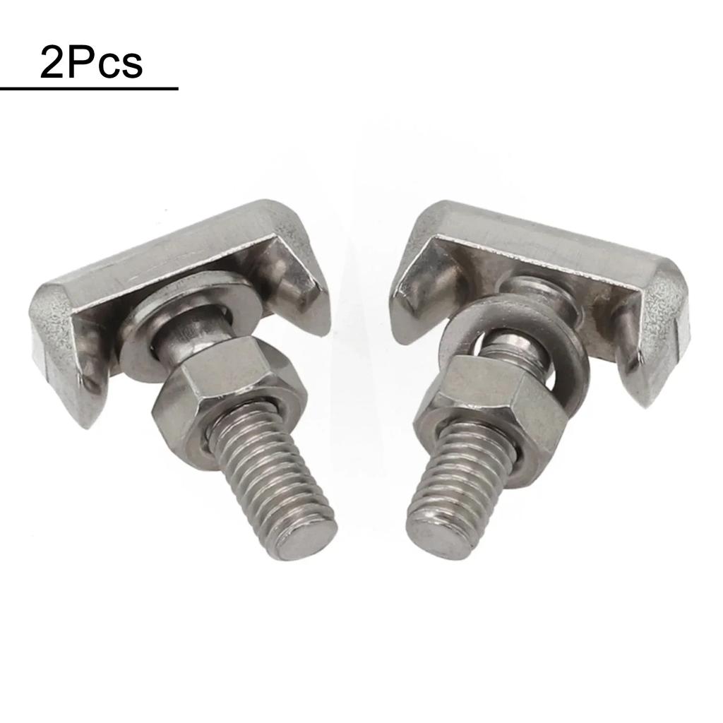 2PCS Konektor baterie z nerezové oceli T-Bolt Fit pro Chevy 2007-2014 Náhradní díly Příslušenství 19116852