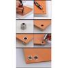 Metal Air Eye Installation Tool, Corn Clam Tool Shoes Eye Buckle Hollow Rivet Bag Accessories