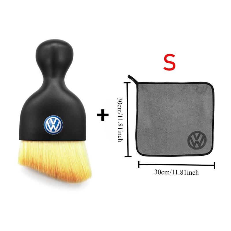 For VW Soft Brush Car Wash Microfiber Towel Auto Cleaning Tool For VW Volkswagen Golf 6 Polo Passat B5 Jetta Interior Mouldings LSJ567 IF9