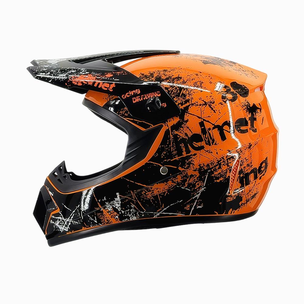 Motorcycle Helmet Off-Road Racing Riding Helmet ABS Breathable Mountain Bike Helmet Color Off-Road Helmet