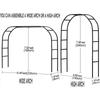 7.5 Ft Metal Arch (Two Way Assemble) for Wedding Garden Bridal Party Decoration Arbor