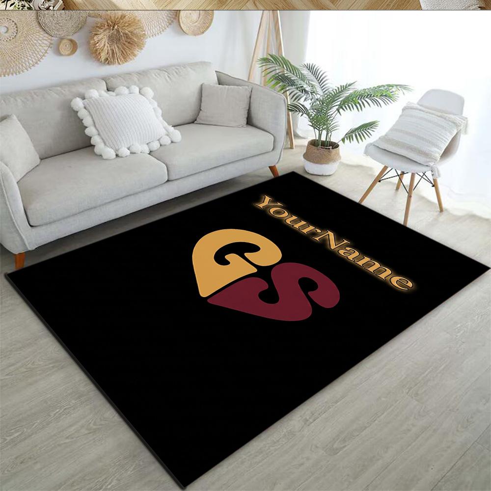 Galatasaray 293 Customized Name Area Rug Design for Dormitory Playrooms Hallway Kitchen Antislip Carpet Decorate Offices Birthday/Christmas Gift