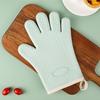 2Pcs Silicone Oven Mitts Thick Heat Resistant Non Slip Cast Iron Pan Gloves Safe Kitchen Gloves for Cooking And Baking