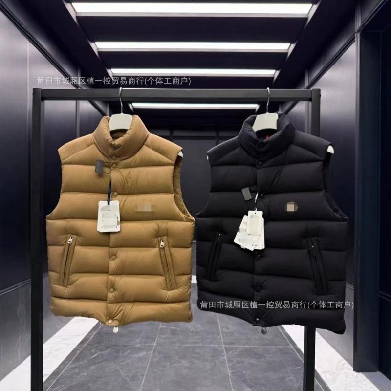 Mengjia down vest matte vest stand-up collar warm men and women with the same trend versatile solid color vest jacket