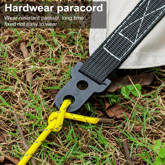 Lina wiatroszczelna do użytku na zewnątrz Ultralekka linka namiotowa z regulatorem napinacza Odporna na zużycie Super wytrzymałość na rozciąganie Odblaskowe linki kempingowe