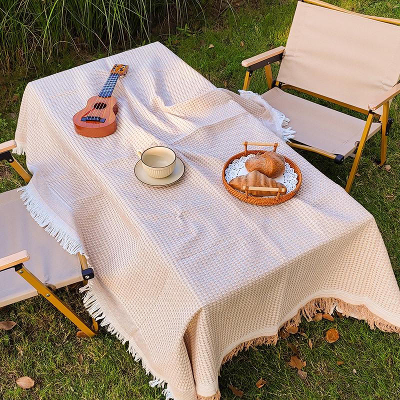 Ethnischer Stil Outdoor-Tischdecke & Picknickdecke - Feuchtigkeitsfeste Campingmatte und Kaffeetischabdeckung