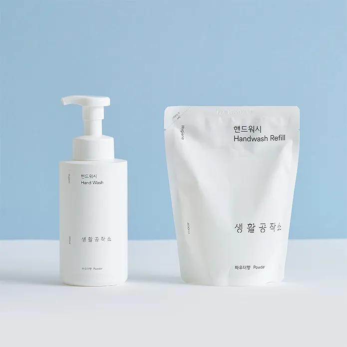 Living Workshop Hand Wash Container 500ml X 1 + Refill 400ml X 2
