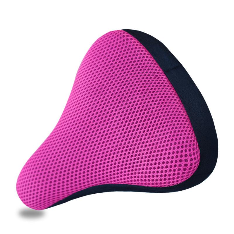 3D Bicycle Saddle Cover Soft Bike Seat Covers Cycling Silicone Seat Cushion Cycling Breathable Saddle Comfortable Bicycle Saddle