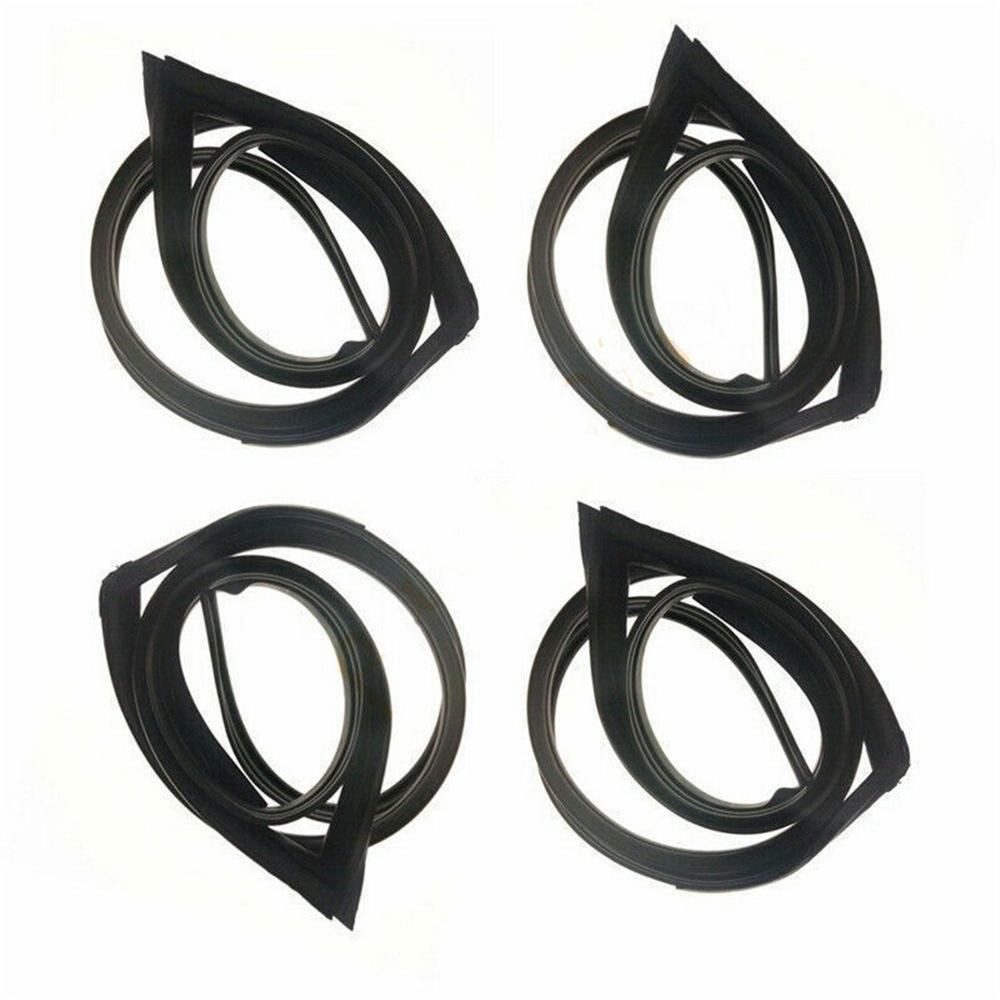 For 1994-1997 Honda Accord Sedan 4 Dører Glassløpekanal Vær Vindusforseglinger