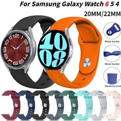 20mm 22mm Silikonarmband für Samsung Galaxy Watch 7 6 5 4 Classic 47mm 43mm Huawei Watch 4/3 GT3 Weiches Armband Amazfit GTR/GTS 4