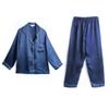 100% Silk Pajamas Set for Women Summer and Autumn Long-sleeved Mulberry Home Service Silk Women's Pajamas Set Pijama Feminino