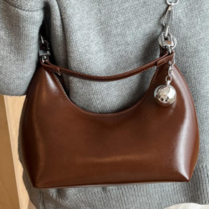 Herbst neue hochwertige Retro Schulter Achseltasche Kissen Tasche einfach Pendler Damen Tasche Nische trendige Umhängetasche