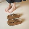 Women's Soft-soled Casual Kangaroo Shoes with Thick-soled Burken Shoes On One Foot
