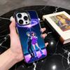 D-Dandadan M-Momoi Ayase Ken Takakura Phone Case For iPhone 17,16,15,14,13,12,11 Plus,Pro Max,Colored Silver Plated Inside Cover