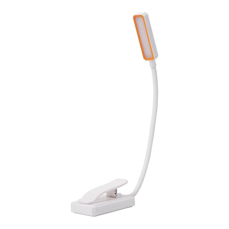 USB Rechargeable Clip-On Eye-Protective Reading Light for Dorms and Offices