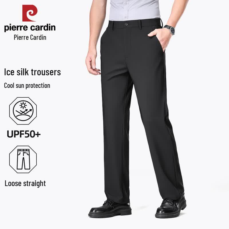 Pierre Cardin Men s Summer Cool Casual Straight Trousers 29