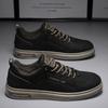 Men's shoes spring and autumn 2025 new breathable youth board shoes Korean version trend niche versatile low-top shoes lightweight board shoes