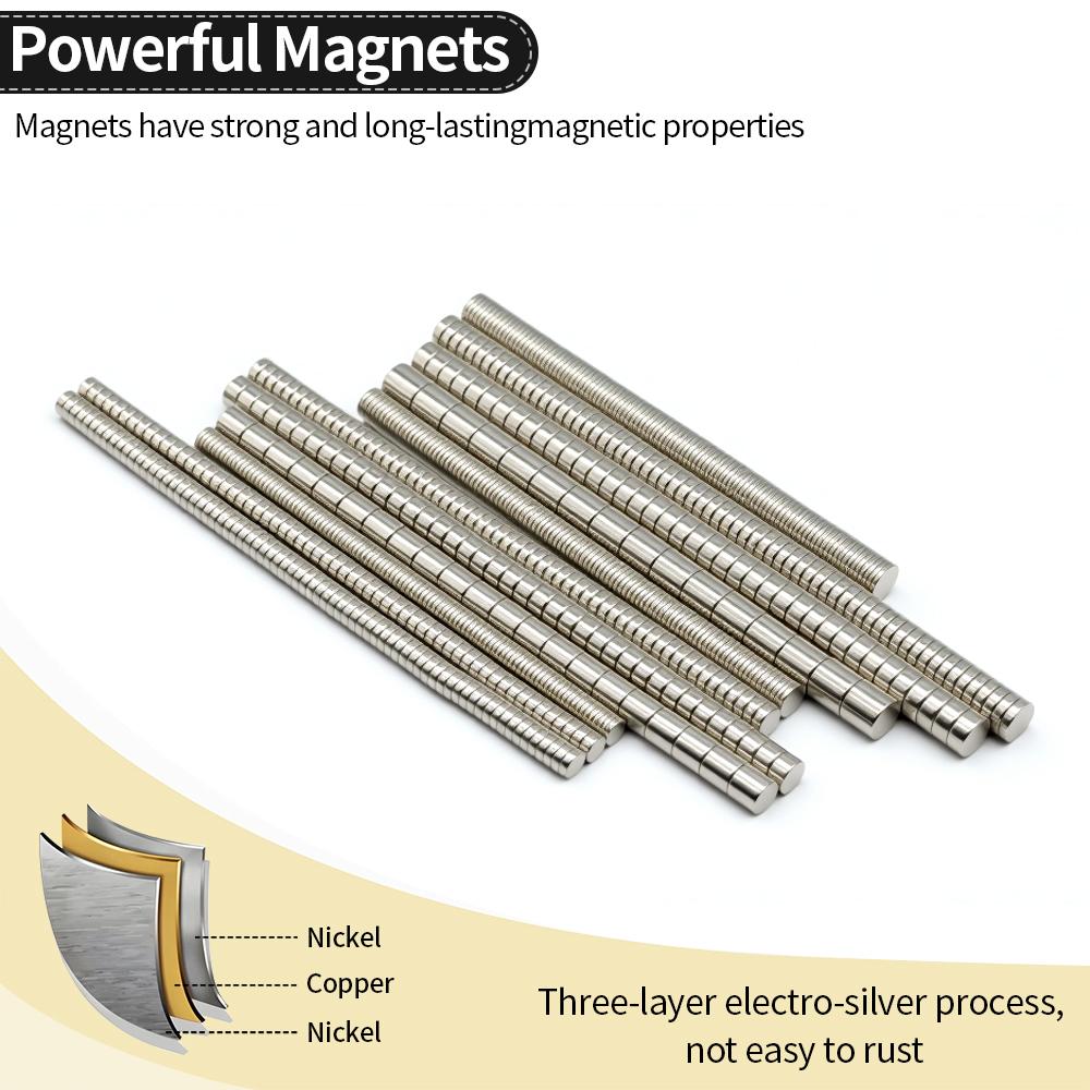 Super Strong Neodymium Magnet N35 NdfeB Permanent Magnetic imanes Round Powerful Magnets Refrigerator Magnet 4x1.5 4x2 5x1 6x2