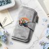 Surfing Printed Long Wallet Fashion Casual Large Capacity Portable Card Holder for Daily Use