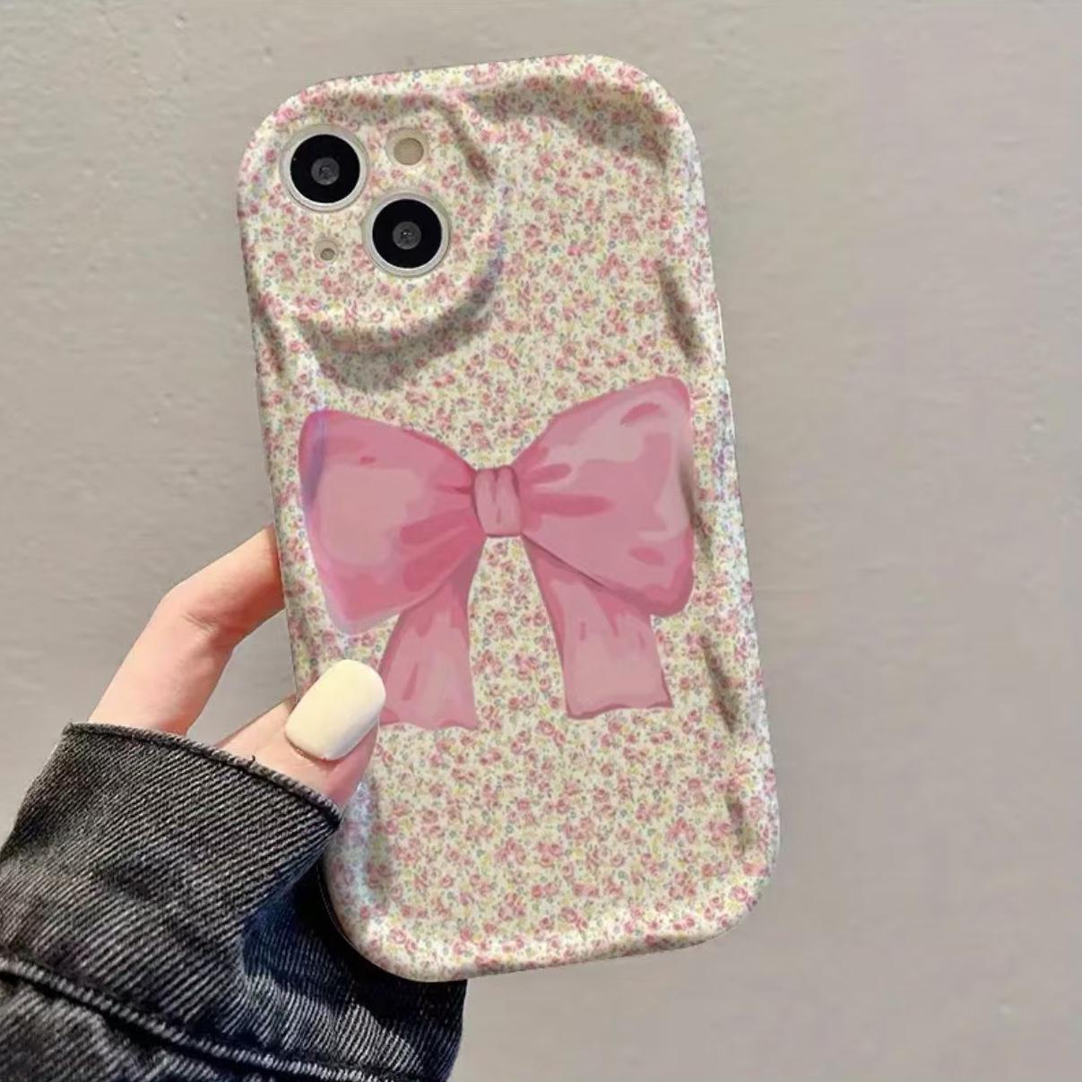 

Чохол для телефону з квітковим бантом для iPhone 17 Pro Max/16/15/14/13 Pro iPhone 11 Pro