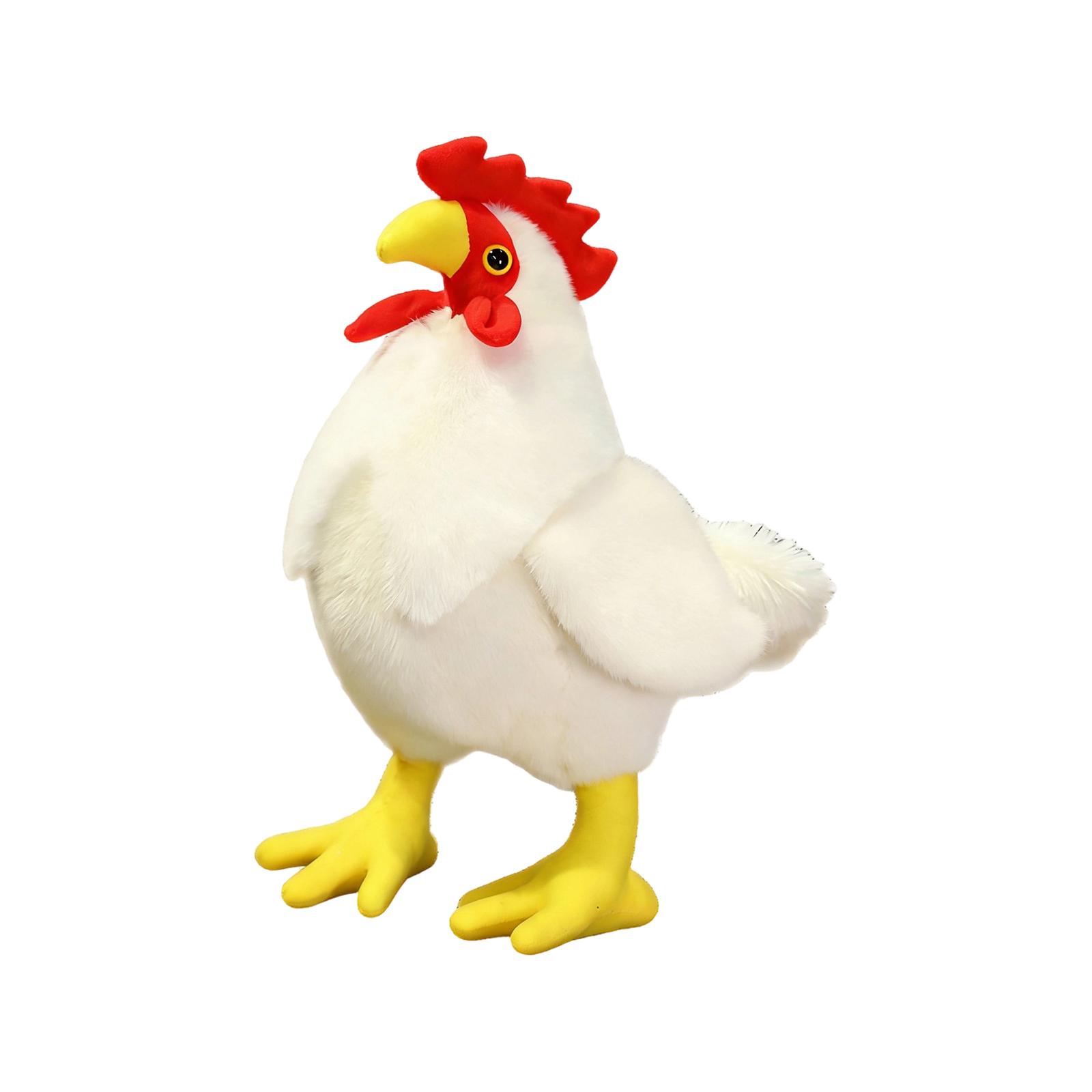 Реалистичная плюшевая игрушка-петух, милая кукла-цыпленок, подарок для детей One Size