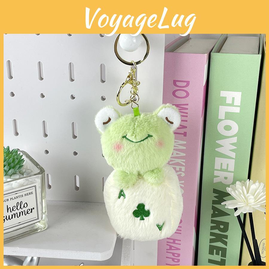 Bunny Pig Frog And Bear Cartoon Animal Plush Keyring Set For Kids Decor Backpack