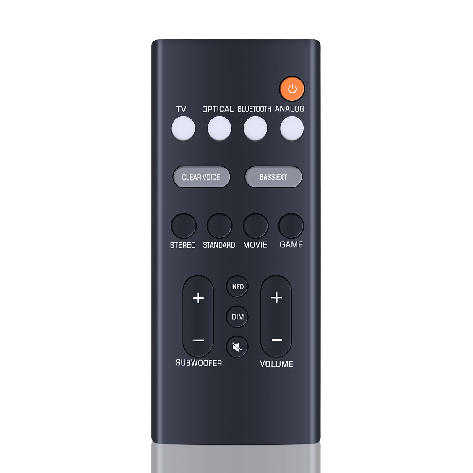 

Soundbar Remote Control VDQ7610 for Yamaha Soundbar SR-C20A