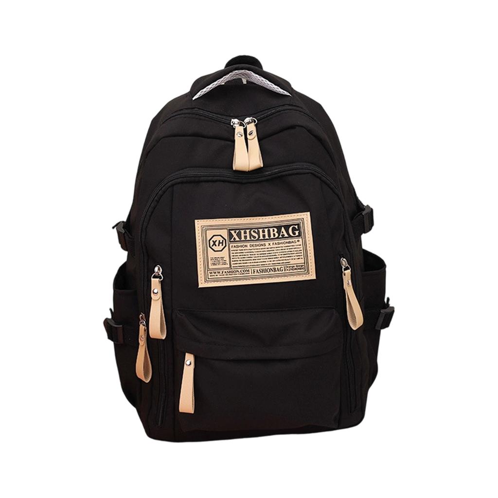XHSHBAG Durable Multi Pocket Backpack with Adjustable Straps and Zippered Compartments for Everyday Use and Travel
