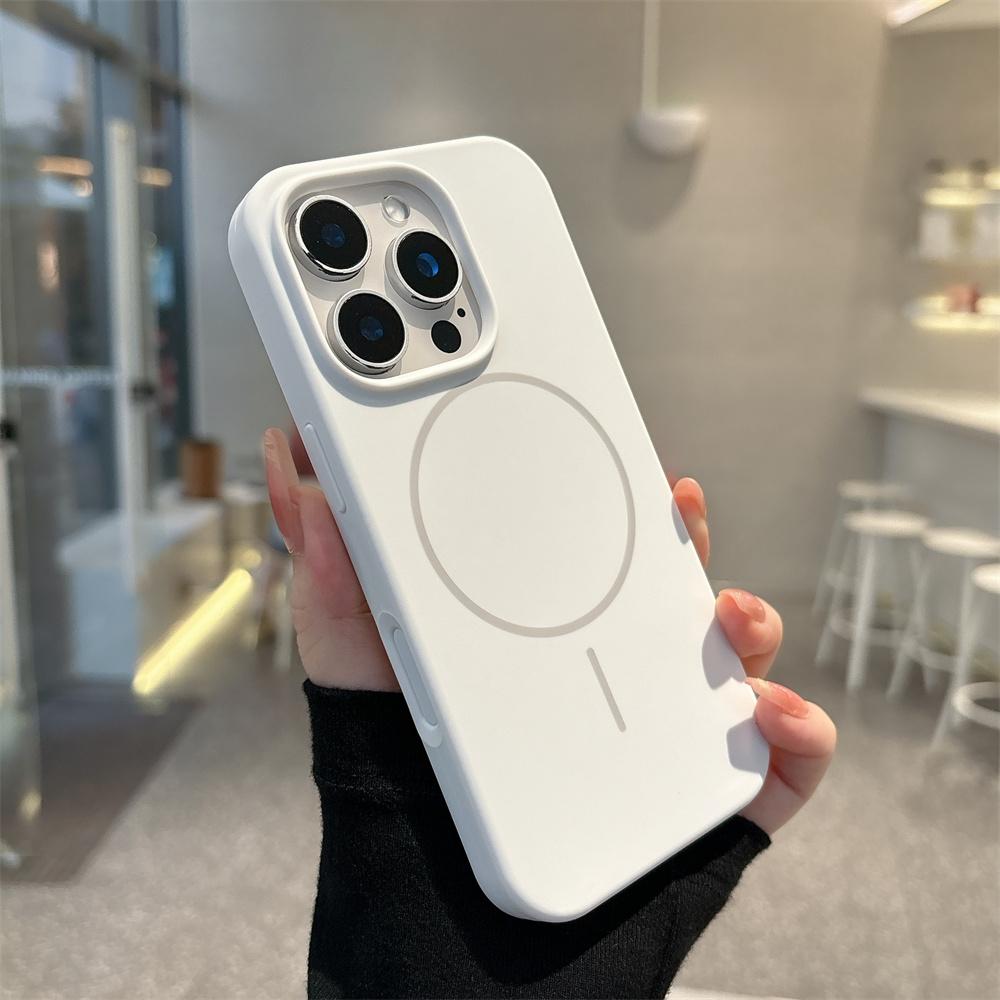 

Original For Magsafe Liquid Silicone Phone Case For Apple iPhone 17 16 Pro Max Wireless Charge Cover With Camera Control Button iPhone 16 Pro Max