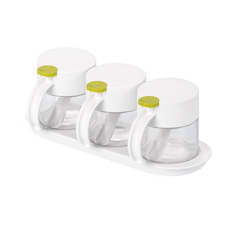 

Набор стеклянных баночек для специй Chahua с подставкой
