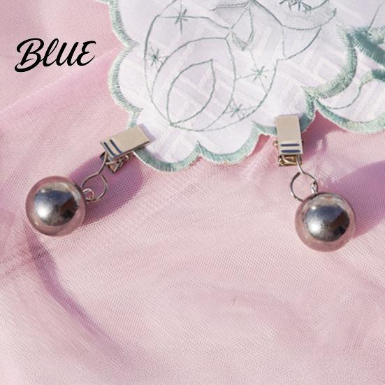 Curtain Weights Metal Clip Outdoor Duty Tablecover Weight Heavy Ball Tablecloth Weight with Clips Rustproof