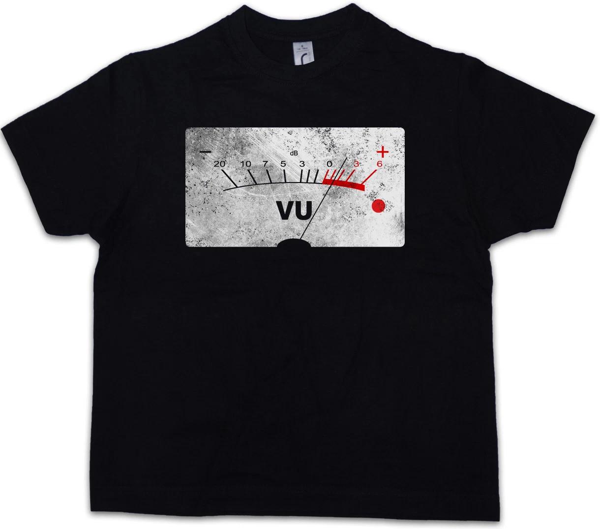 VU VOLUME UNITS METER II Kids Boys kids boys T-Shirt Decibel Music Bass Retro Vinyl Stereo 100
