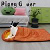 Dog Sleeping Bag Bone Pet Sleep Mat Outdoor Camping Warm Kennel Pad Dog Bed Blanket