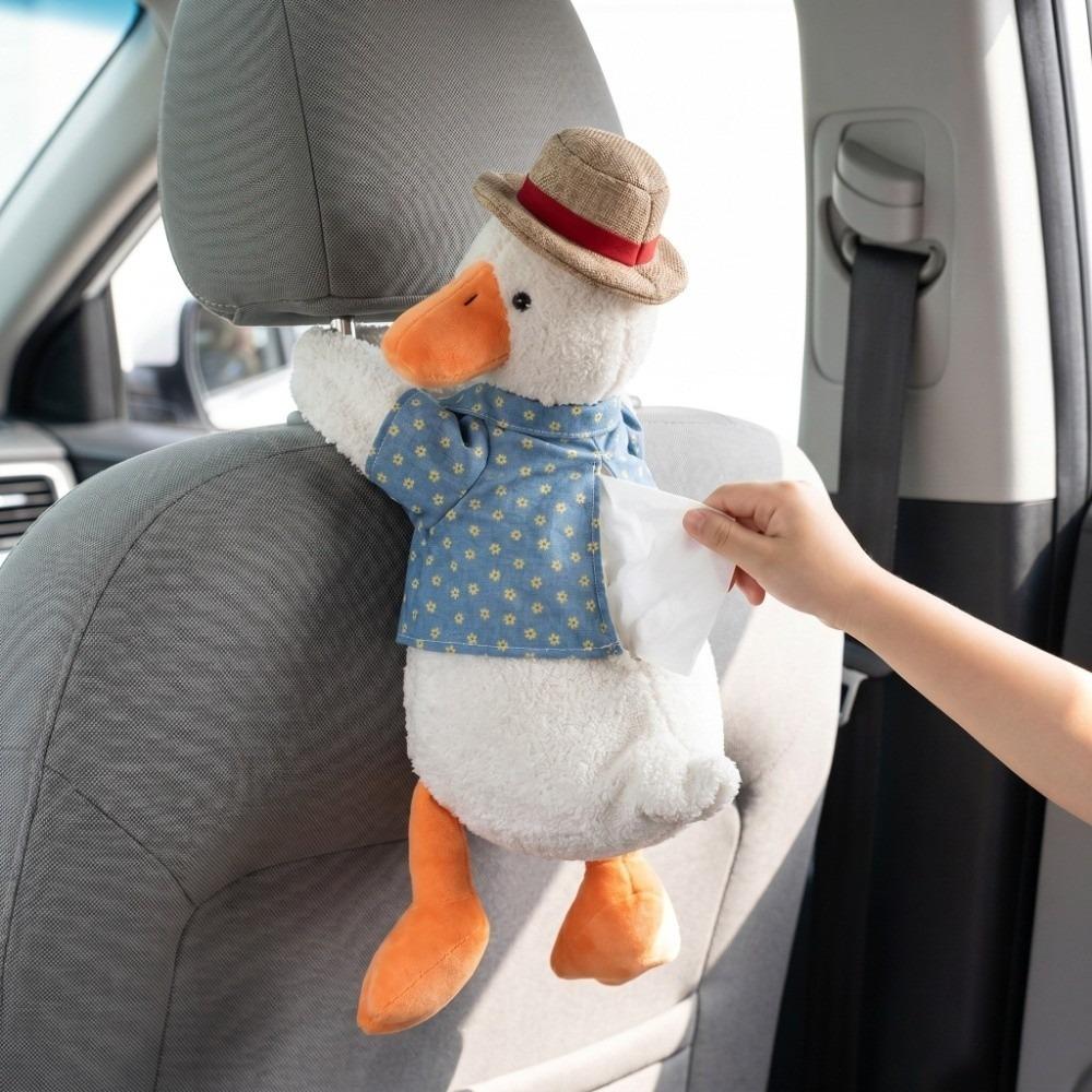 Duck style Hanging Car Tissue Holder Travel vehicle daily convenience supplies