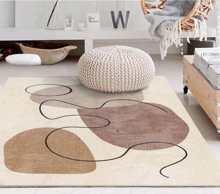 Minimalist Light Luxury Carpet for Living Room or Bedroom